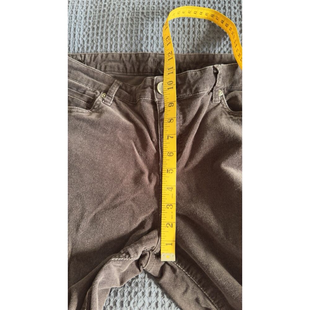 Kut from the Kloth Gray Diana Skinny Corduroy Jeans Size 16 EUC - Picture 8 of 10